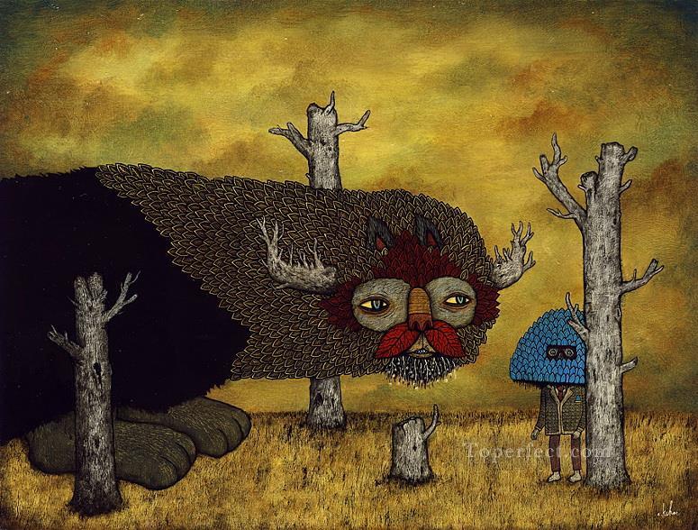 visit from the spirit of dead forests Fantasy Oil Paintings